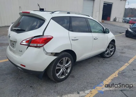 2012 Nissan Murano Le из США, поврежденный, VIN JN8AZ1MU5CW112571
